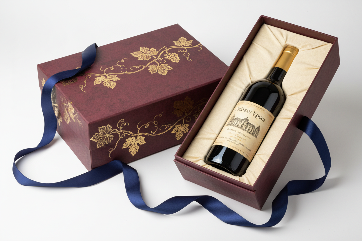 1 Bottle of wine gift box