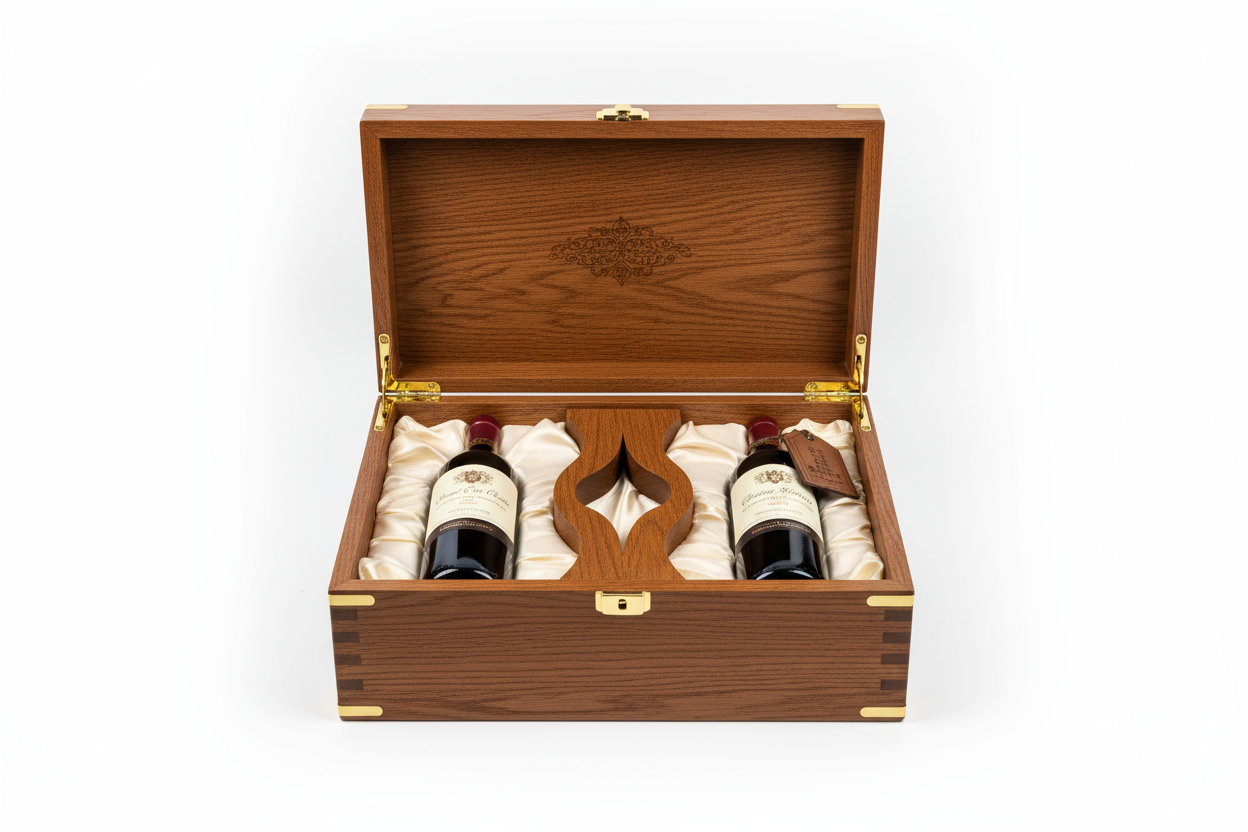 2 Bottle wine gift box