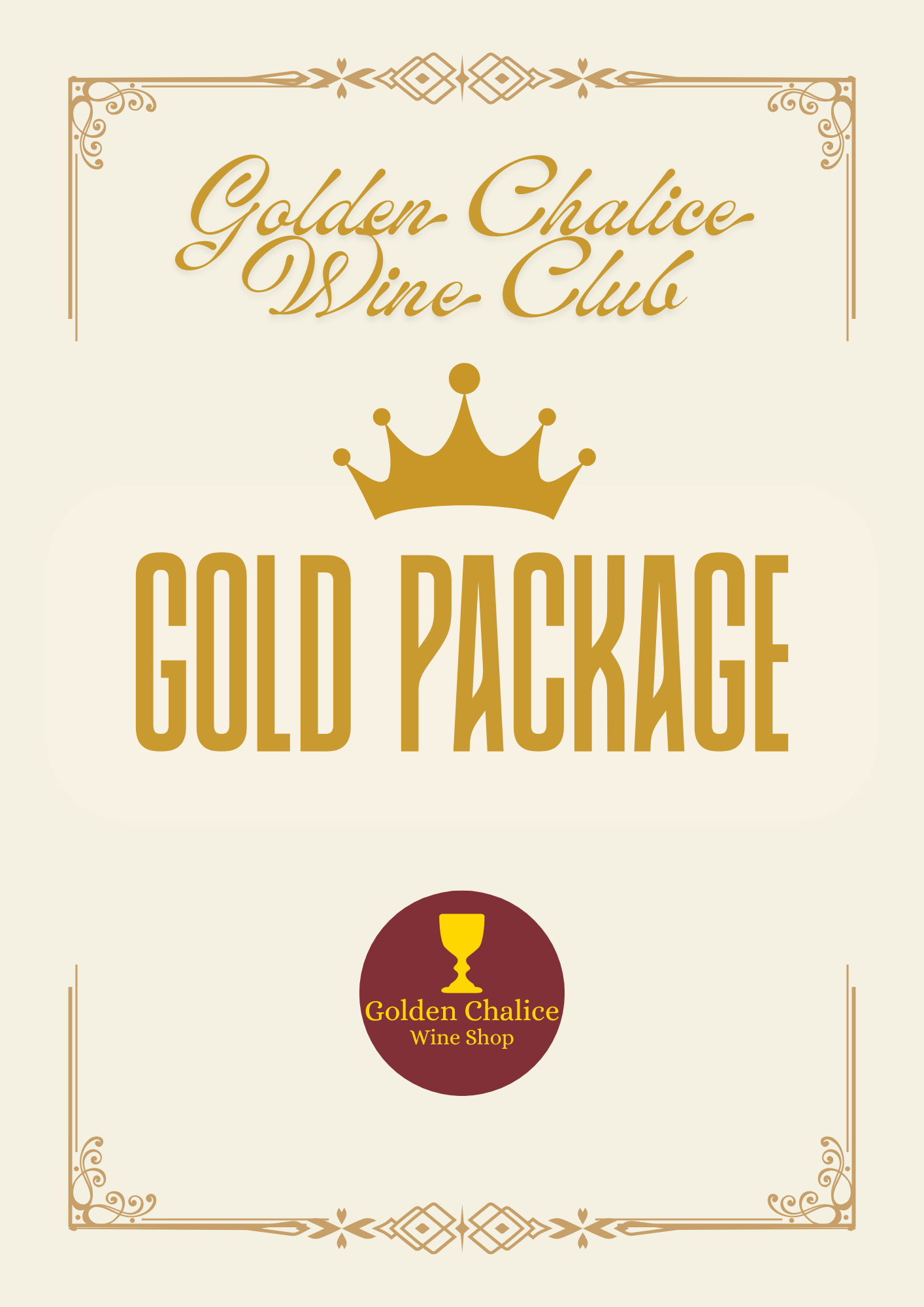 Golden Chalice Wine Club - Gold Package